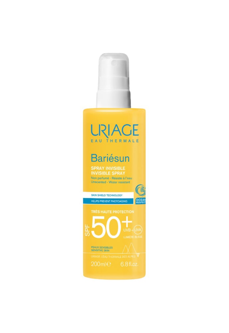 Spray invizibil fara parfum cu protectie solara SPF 50+ - Bariesun - 200 ml