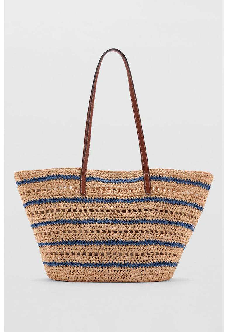 Geanta shopper de paie Navy