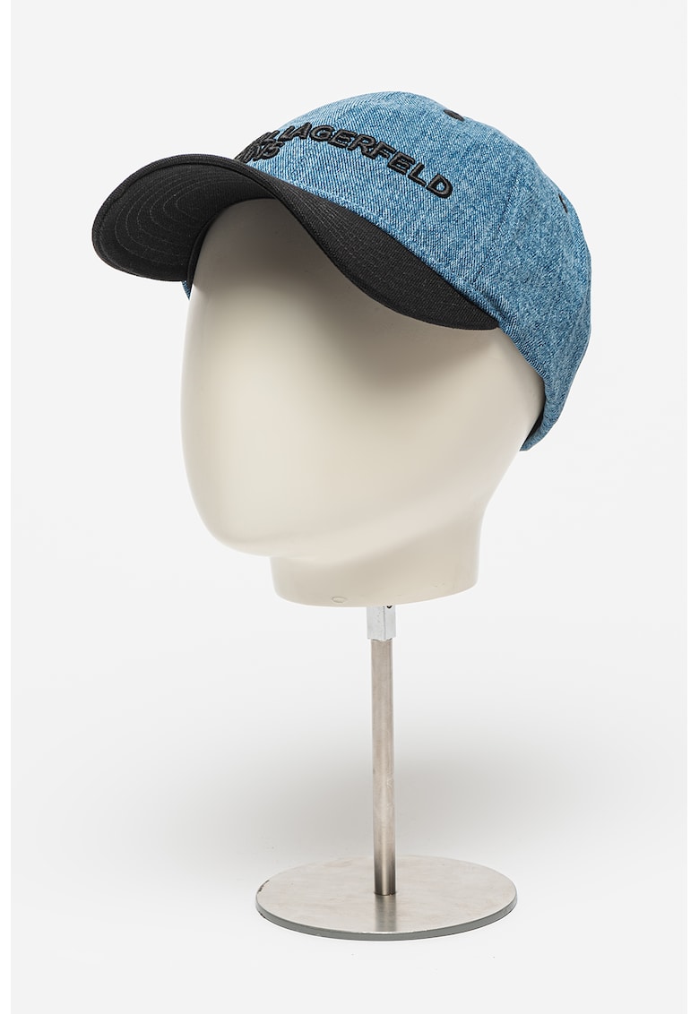 Sapca de denim cu logo