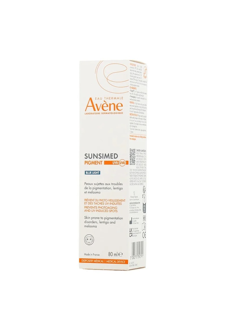 Crema protectie solara SunsiMed - 80ml - Pentru piele sensibila - SPF 50 - Multicolor