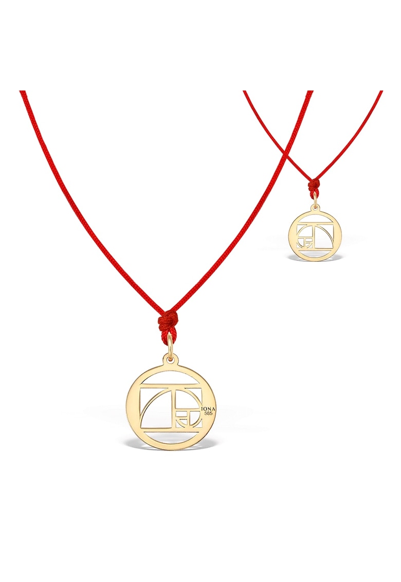 Pandantiv THE GOLDEN RATIO - aur 14K - Galben