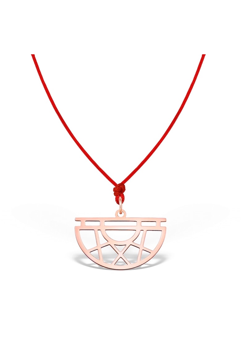 Pandantiv HALF MOON - aur 14K - Roz
