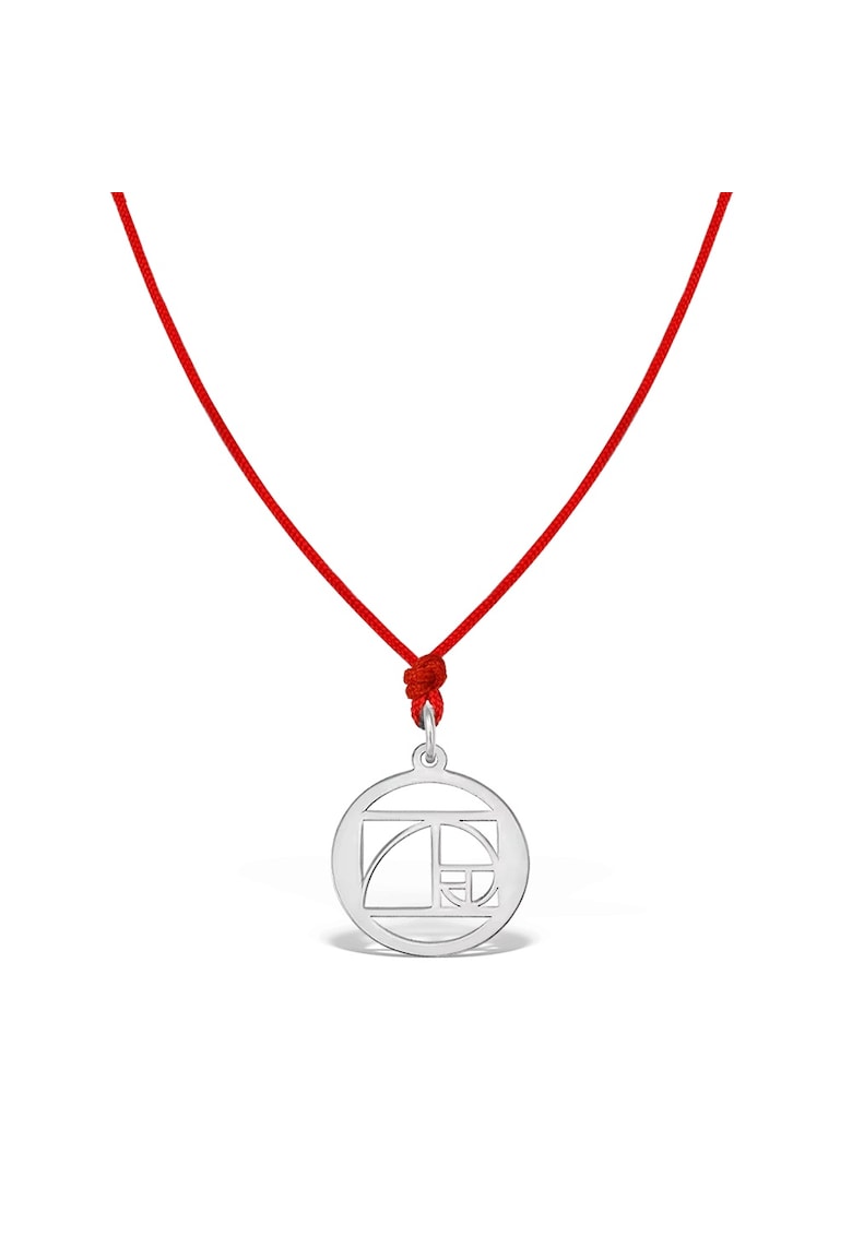 Pandantiv THE GOLDEN RATIO - aur 14K - Alb