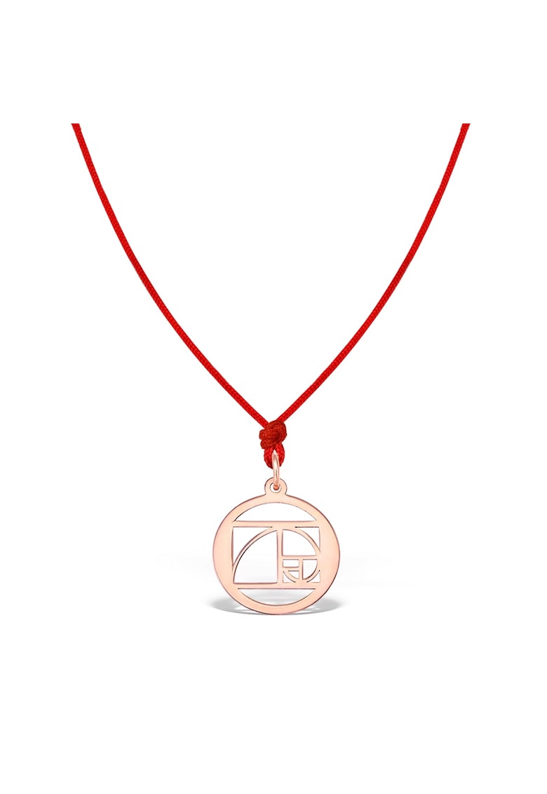Pandantiv THE GOLDEN RATIO - aur roz 14K