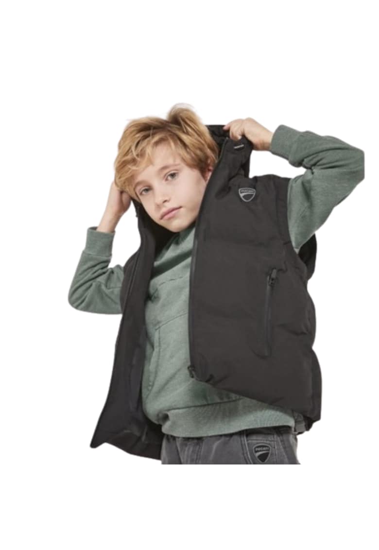 Geaca transformabila in vesta pentru baiat - Ducatti - G.7634 - Negru