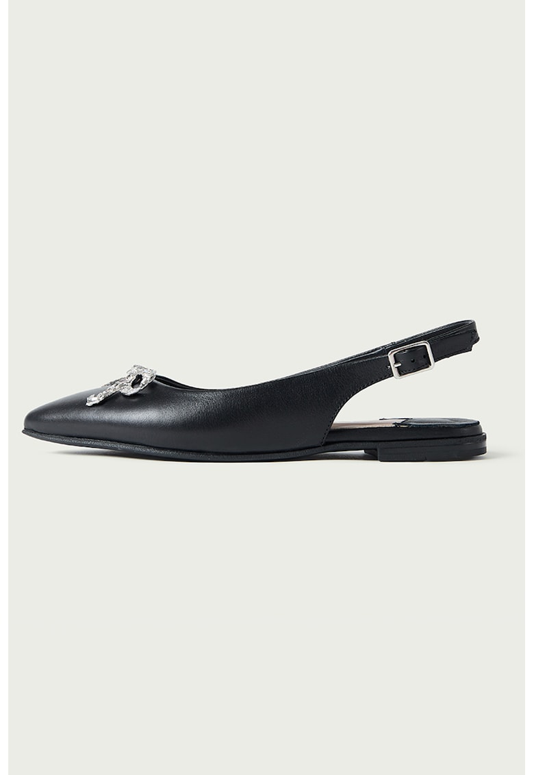 Balerini slingback din piele