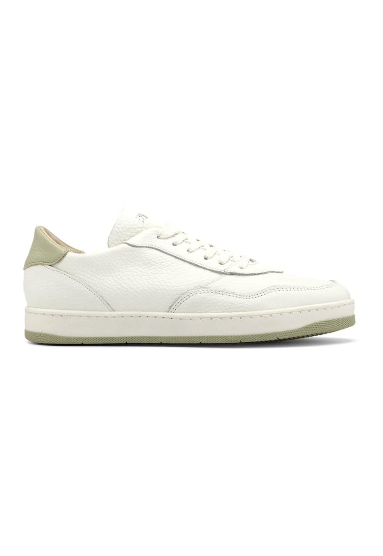 Pantofi sport de piele Nora - Alb fildes