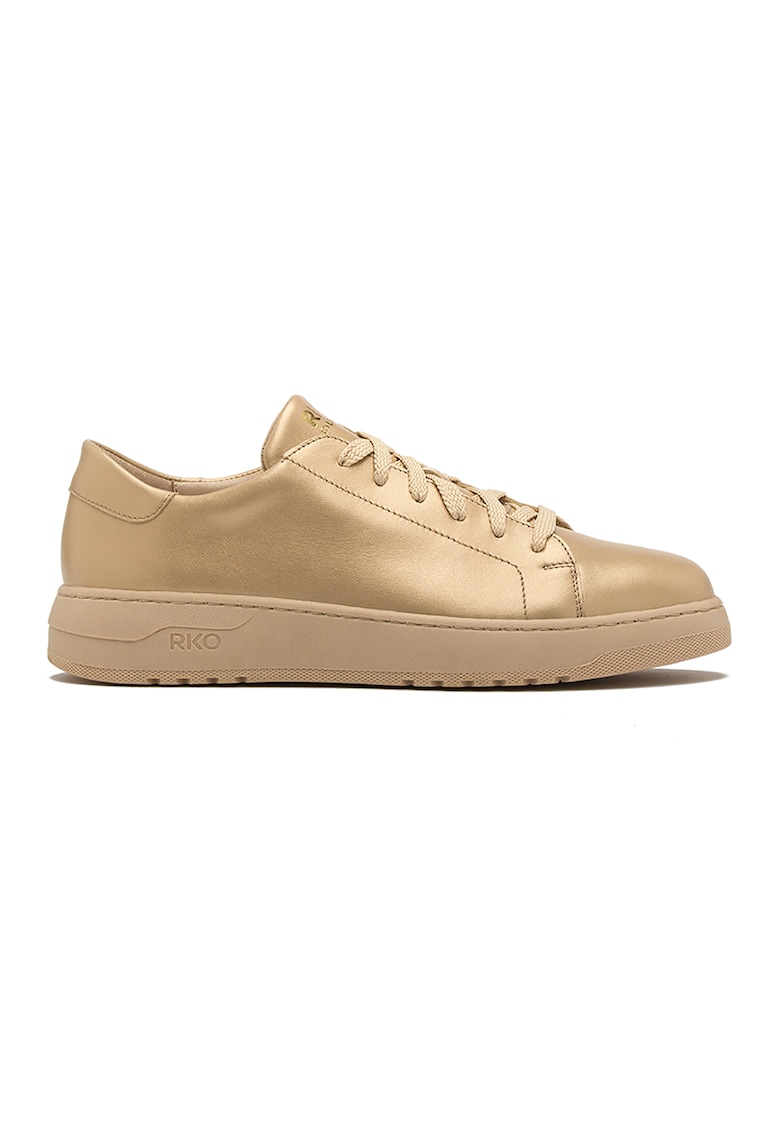 Pantofi sport de piele Nora - Alb murdar