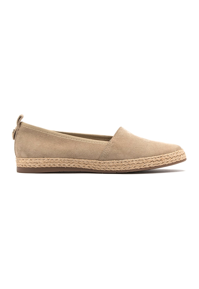 Espadrile de piele intoarsa