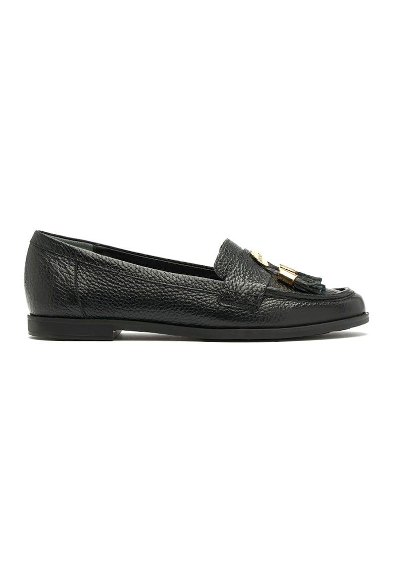 Pantofi loafer de piele cu canafi