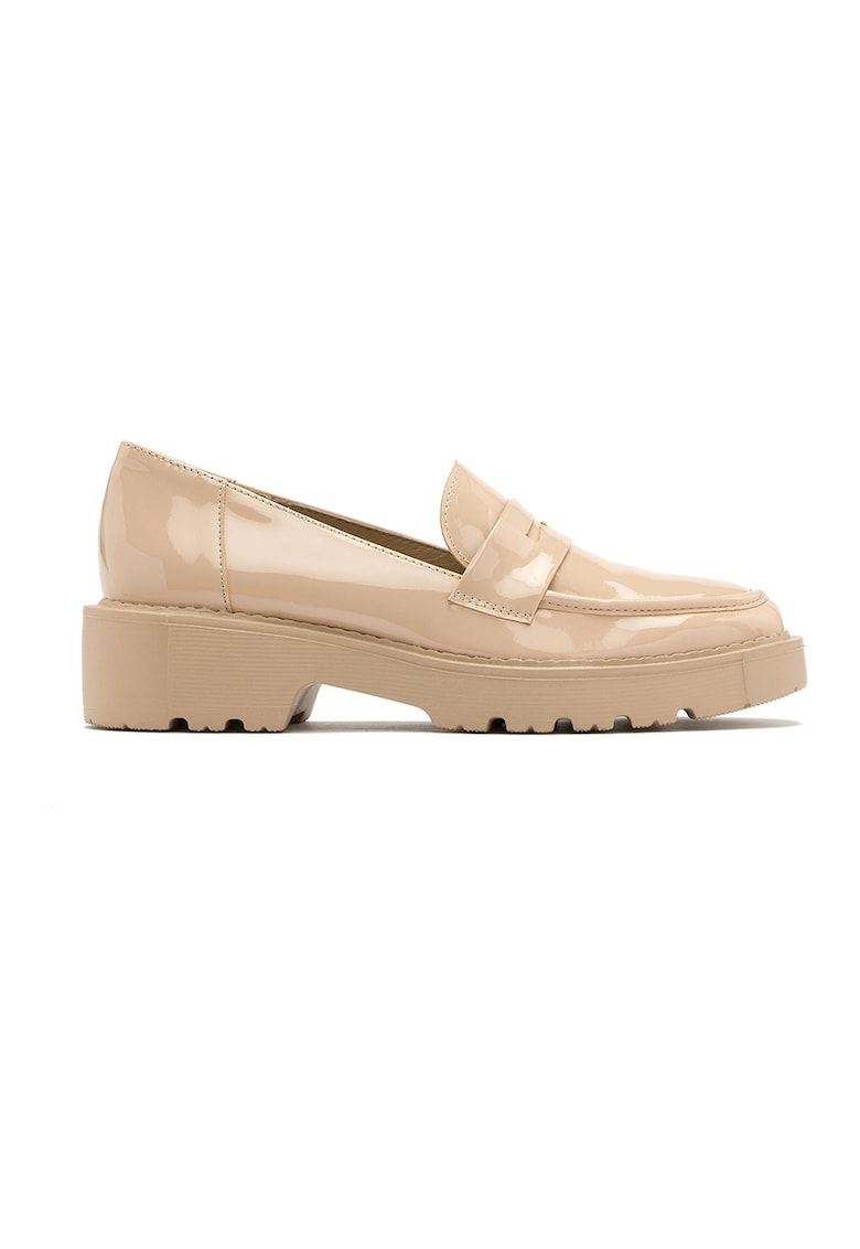 Pantofi loafer de piele ecologica Beatrice