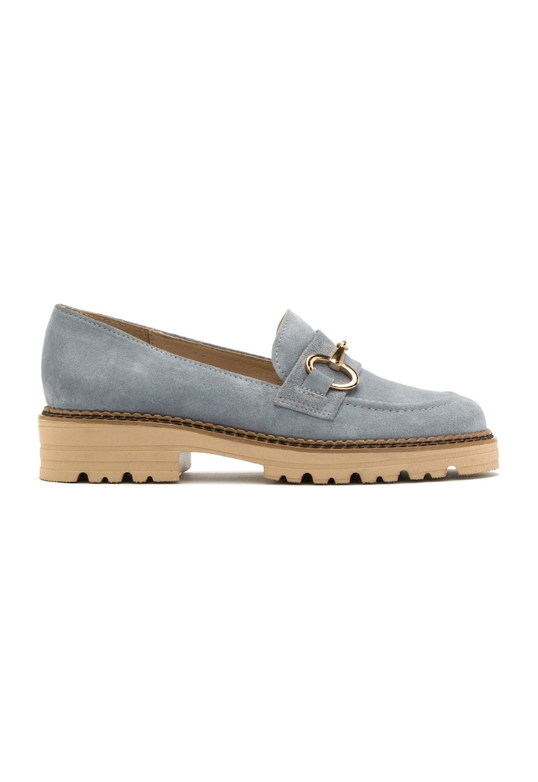 Pantofi loafer de piele intoarsa Clarissa