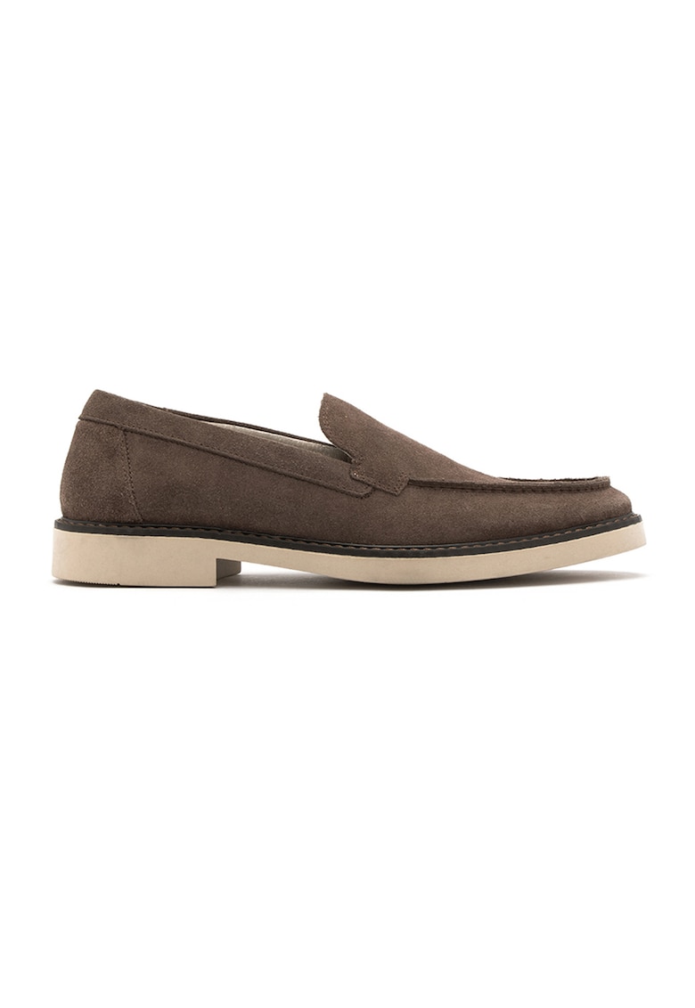 Pantofi loafer de piele intoarsa Alfie