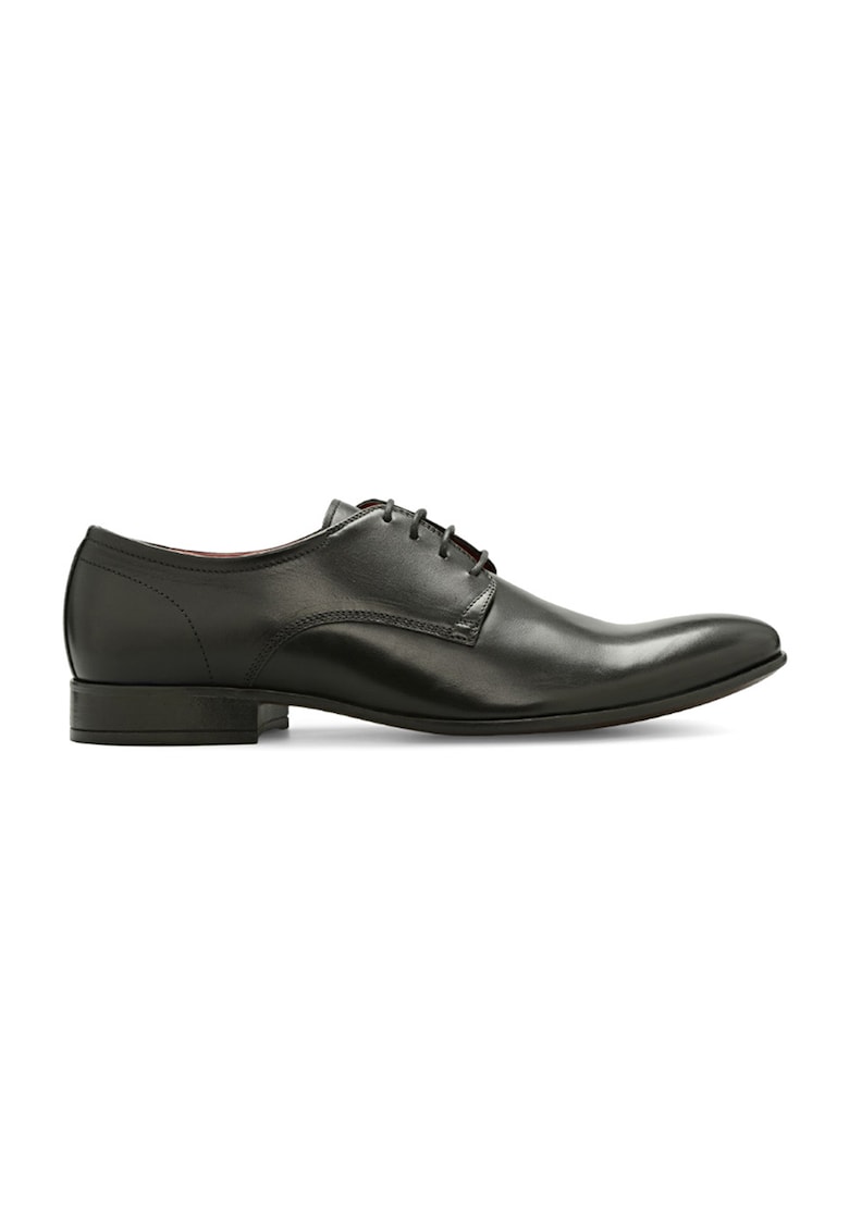 Pantofi de piele Casto - Negru stins