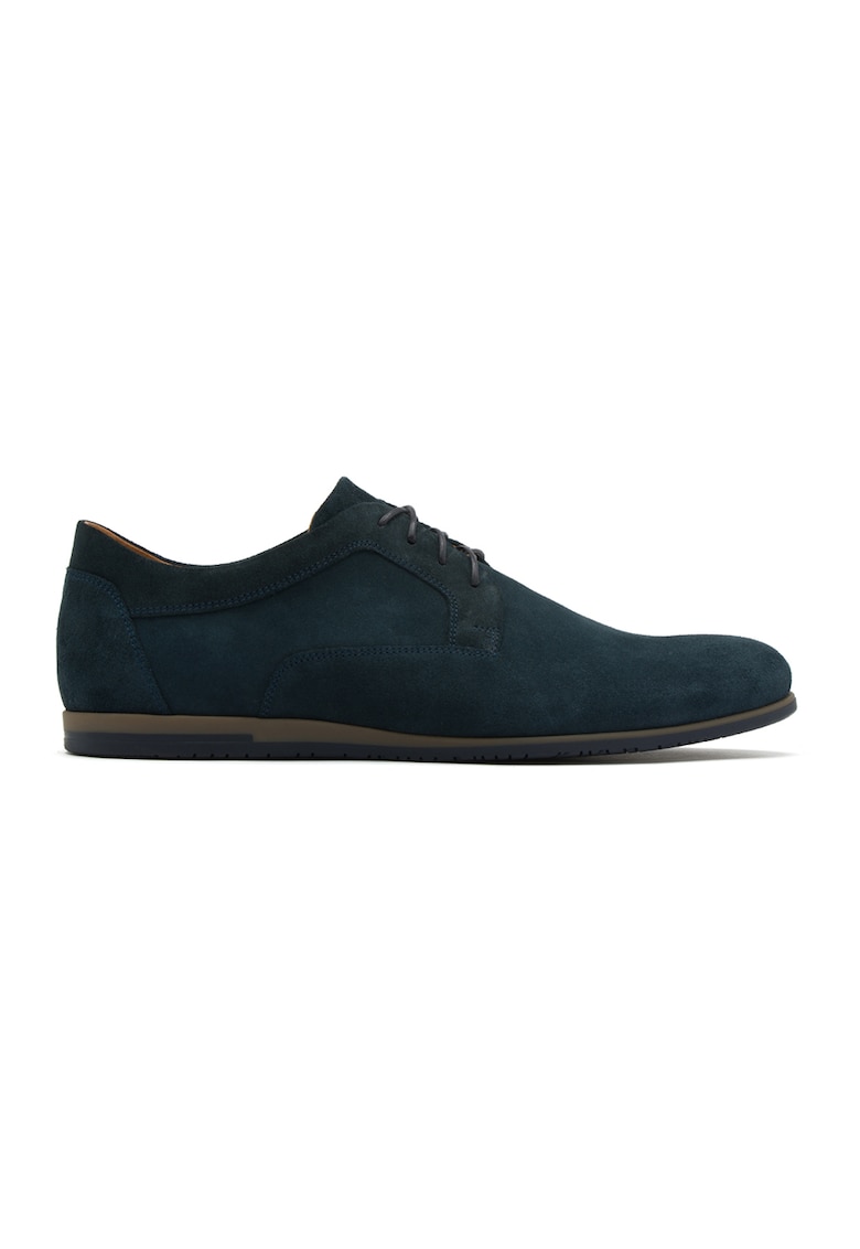 Pantofi casual de piele intoarsa Edo - Albastru inchis