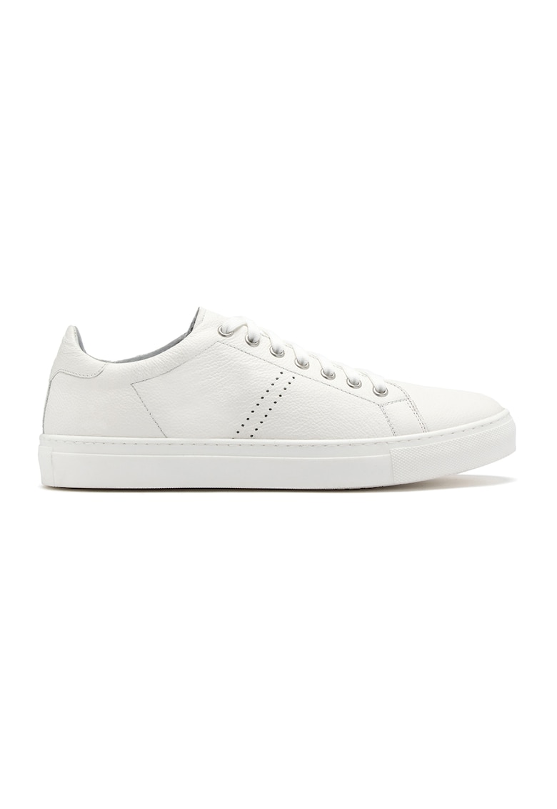Pantofi sport de piele Daniel - Alb