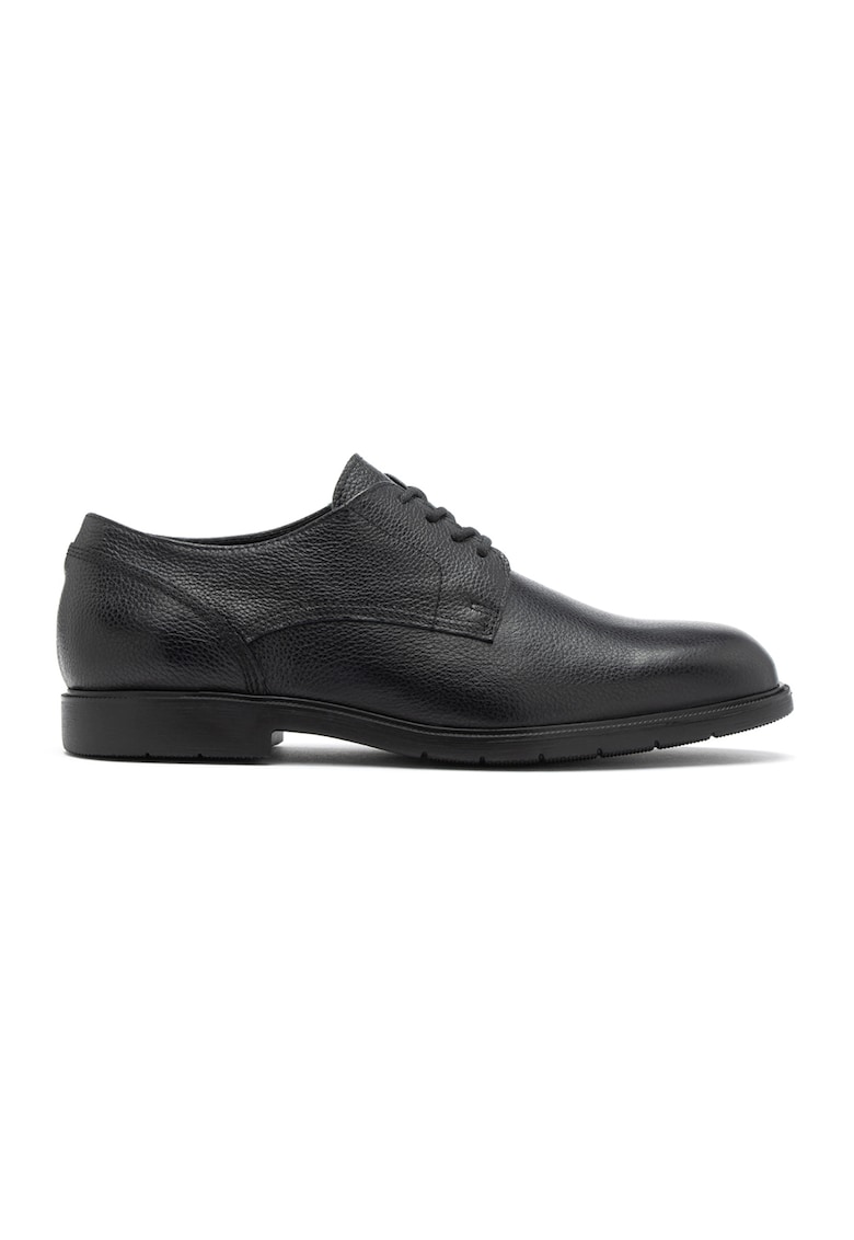 Pantofi derby de piele Santiago - Negru
