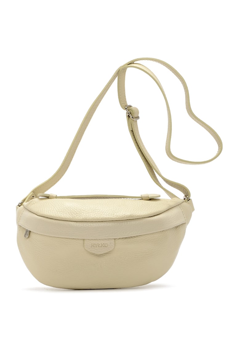 Geanta crossbody de piele cu bareta ajustabila Kidney