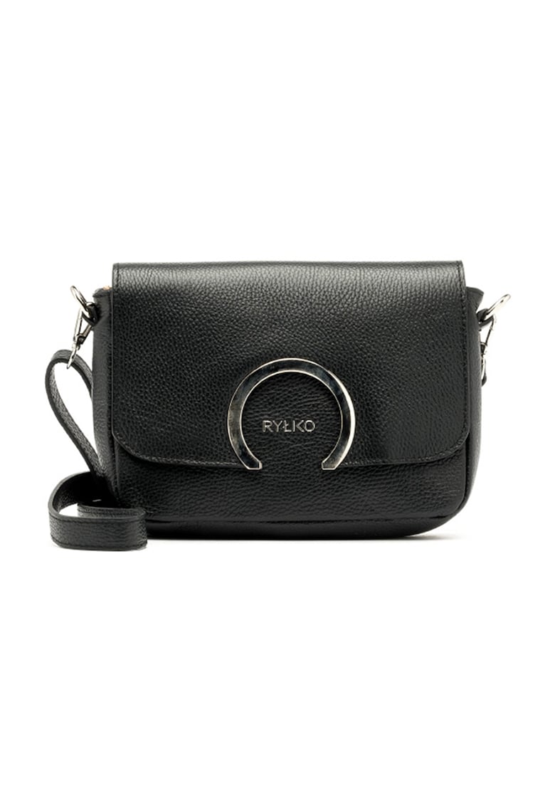 Geanta crossbody de piele cu aspect texturat Torebka