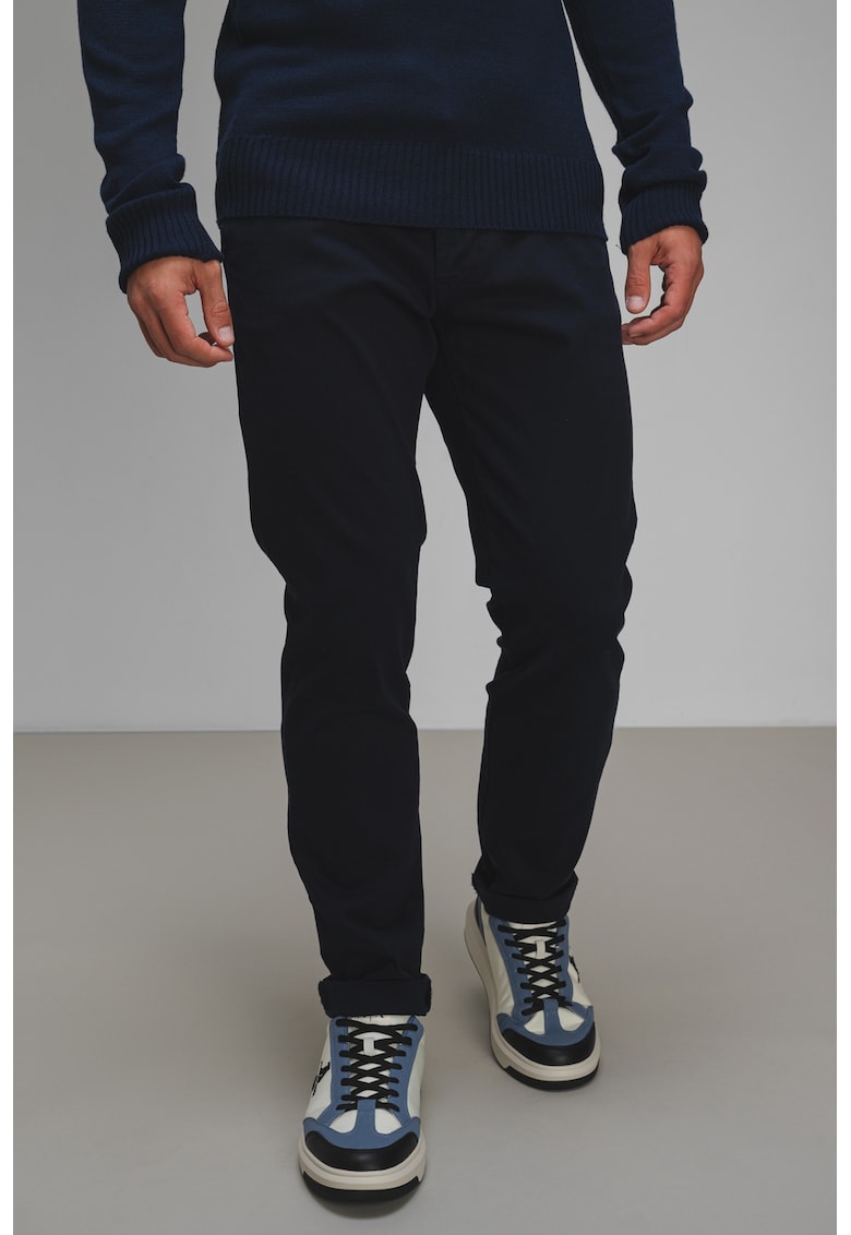 Pantaloni chino cu talie medie Chino