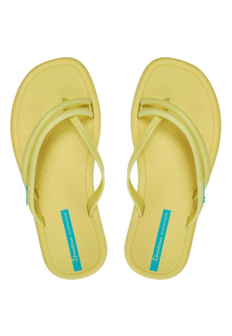 Slapi - papuci - saboti dama 303754488 - Sintetic/Textil - Galben