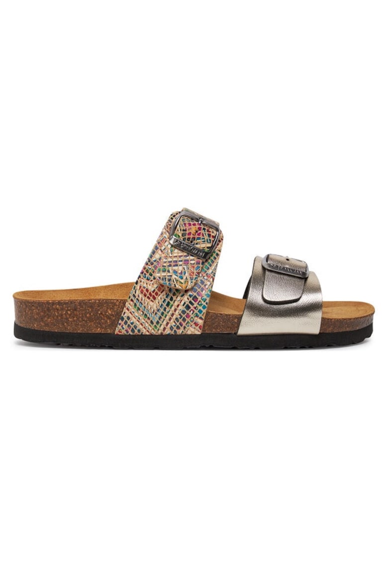 Slapi - papuci - saboti dama Brinkmann - 208346139 - Piele ecologica - Multicolor