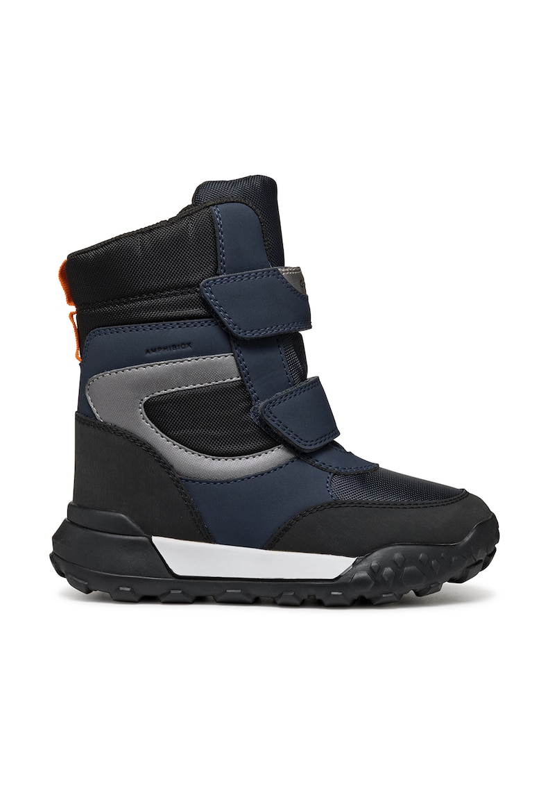 Cizme mid-calf cu velcro