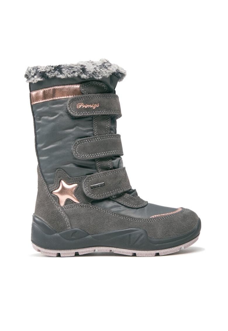 Primigi Pantofi copii 303236168 - Piele intoarsa/Textil - Gri