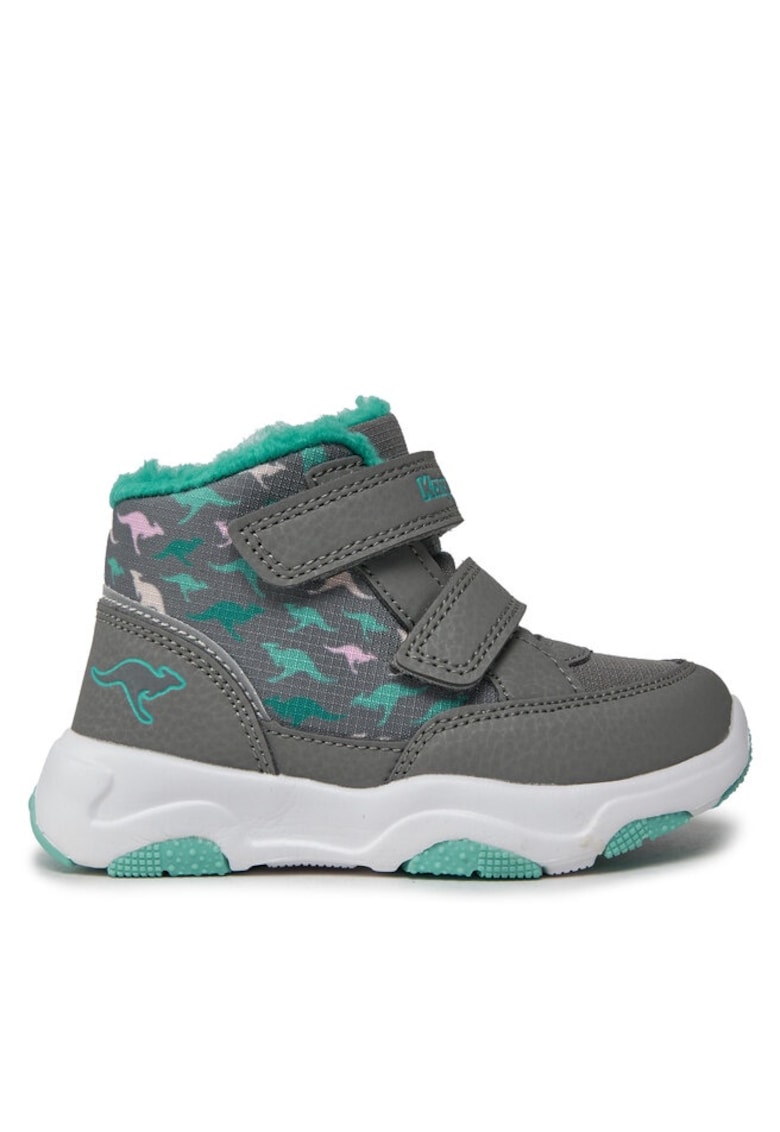 Kangaroos Pantofi copii 301086789 - Piele ecologica/Textil - Gri