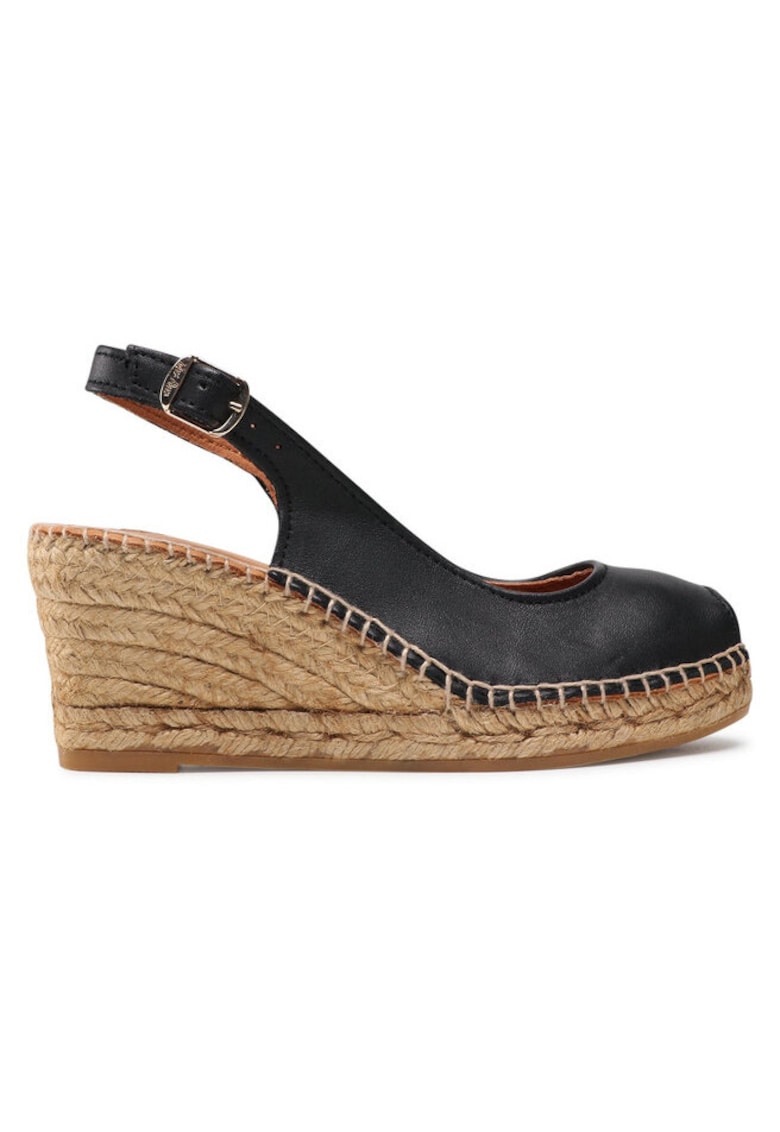 Sandale dama 300198377 - Piele naturala - Negru - Negru