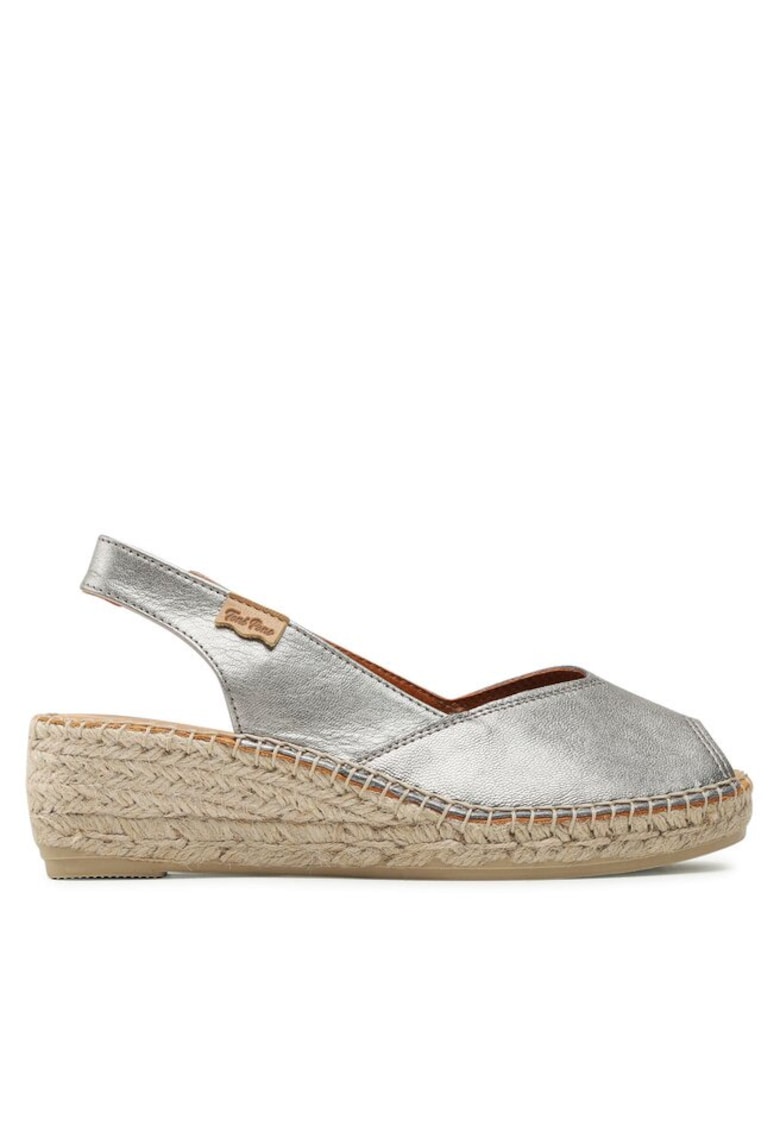 Sandale dama 302773589 - Piele naturala - Argintiu