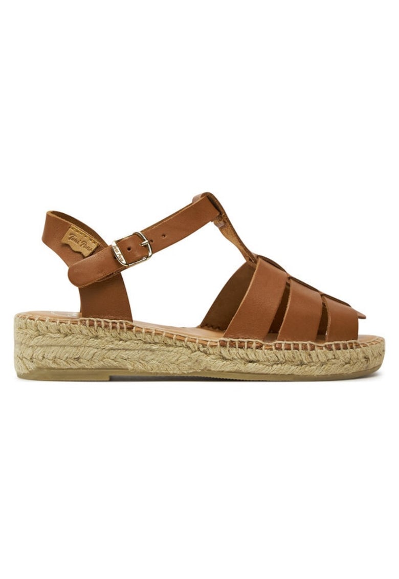 Sandale dama 303680985 - Piele naturala - Maro