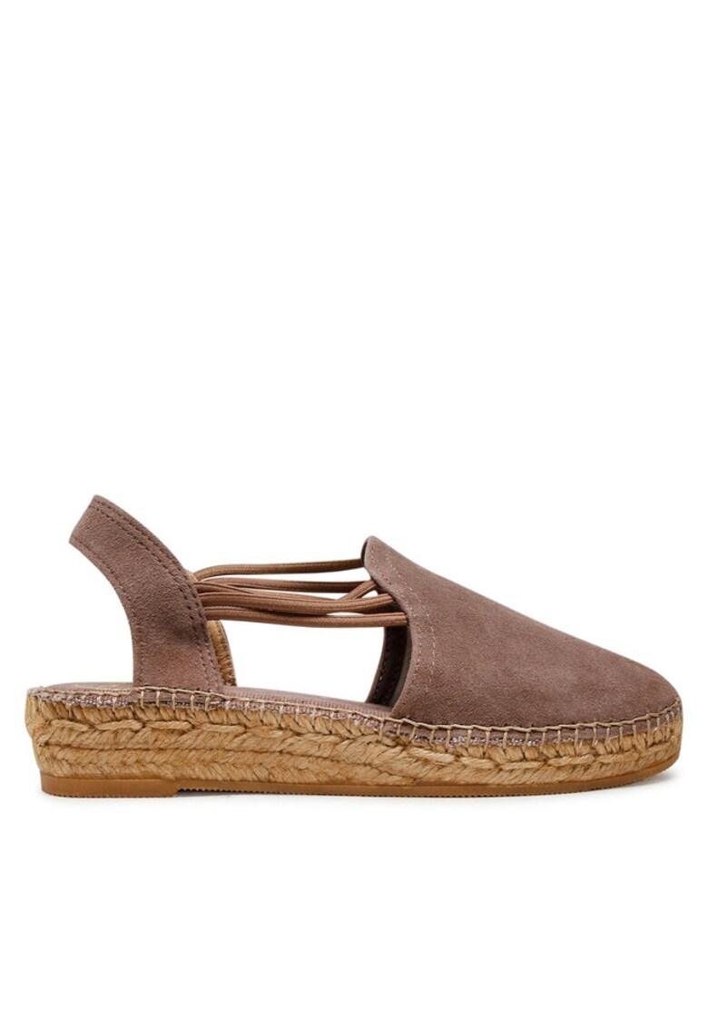Sandale dama 300200087 - Piele intoarsa - Maro