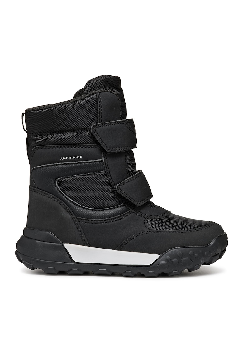 Cizme mid-calf cu velcro