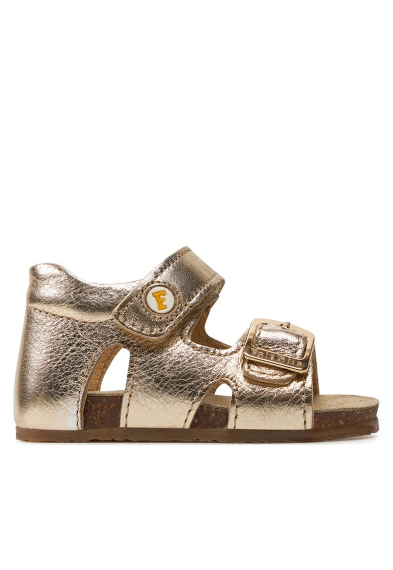 Pantofi sport copii 303875398 - Piele naturala - Auriu