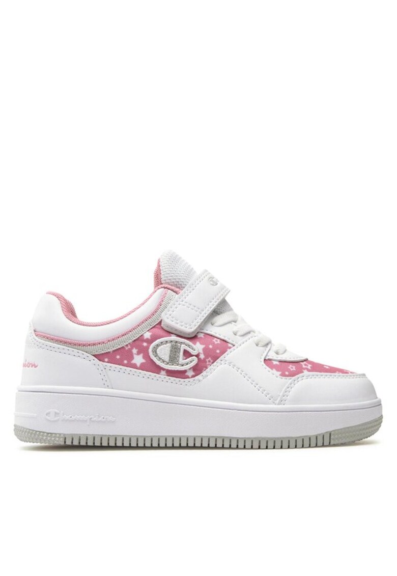 Pantofi sport copii 302455492 - Piele ecologica/Textil - Roz/Alb
