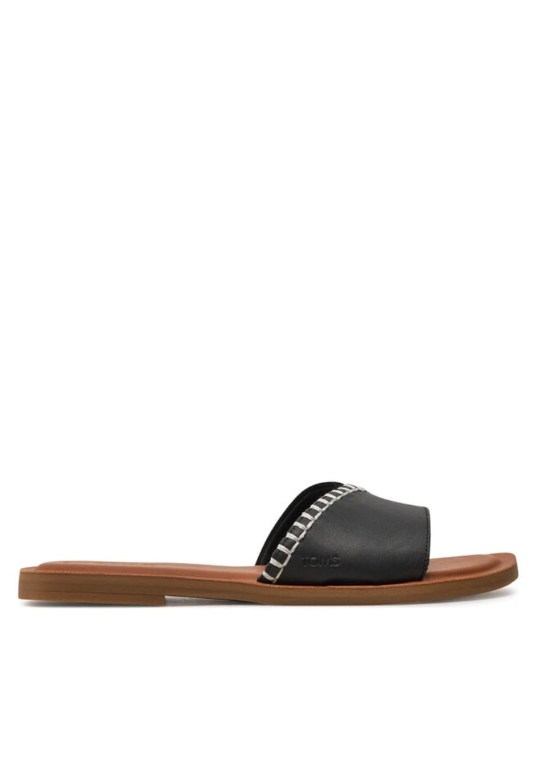 Sandale dama 303521073 - Piele intoarsa - Negru