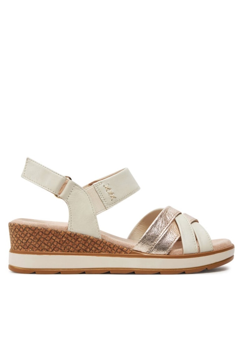 Sandale dama 303666385 - Piele naturala - Ecru