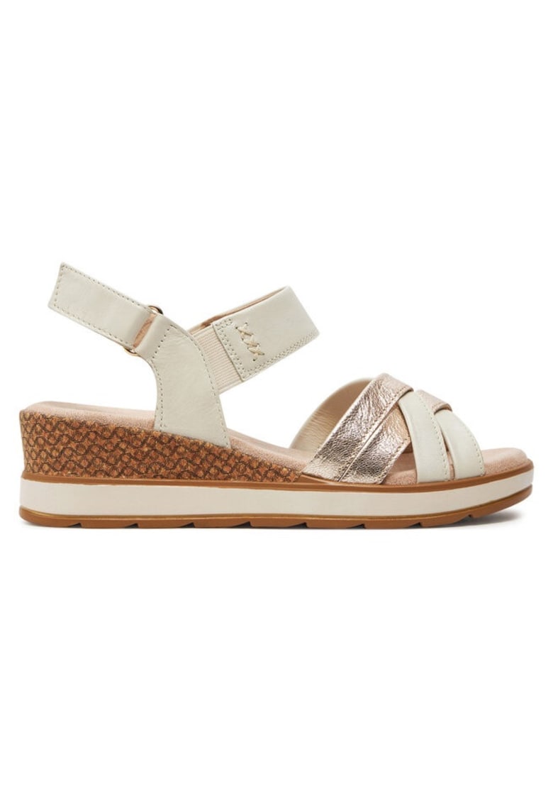 Sandale dama 303666385 - Piele naturala - Ecru
