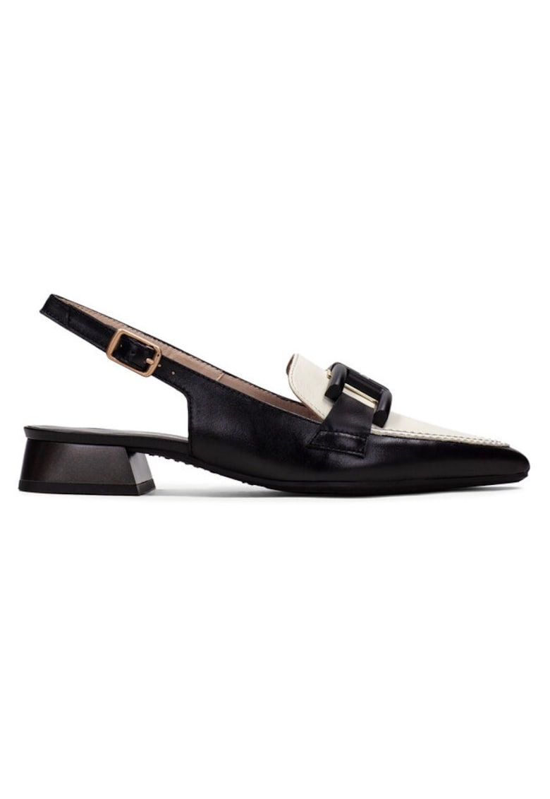 Sandale dama - Piele naturala - Negru - Negru