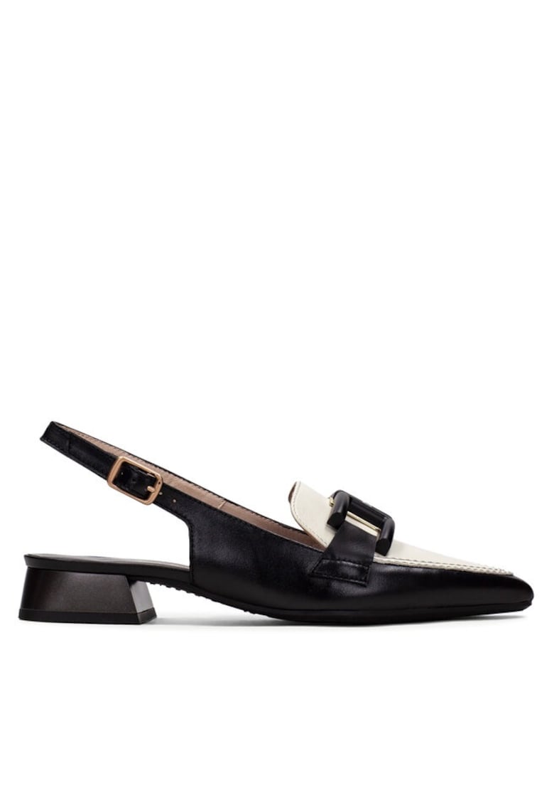 Sandale dama - Piele naturala - Negru - Negru