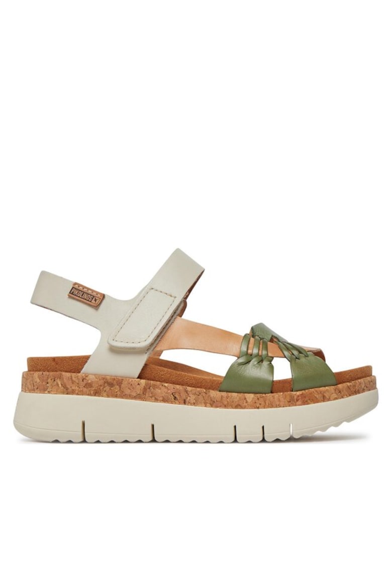 Sandale dama 303681425 - Piele naturala - Verde