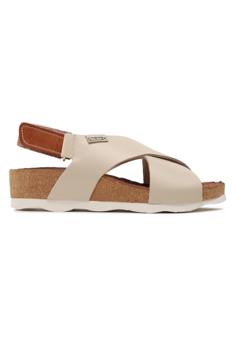 Pikolinos Sandale dama 301913696 - Piele naturala - Ecru - Ecru
