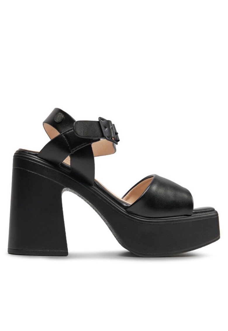 Sandale dama 303870485 - Piele ecologica - Negru