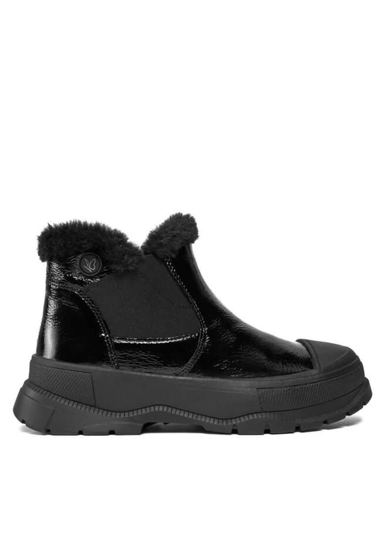 Botine dama 303529253 - Piele naturala - Negru