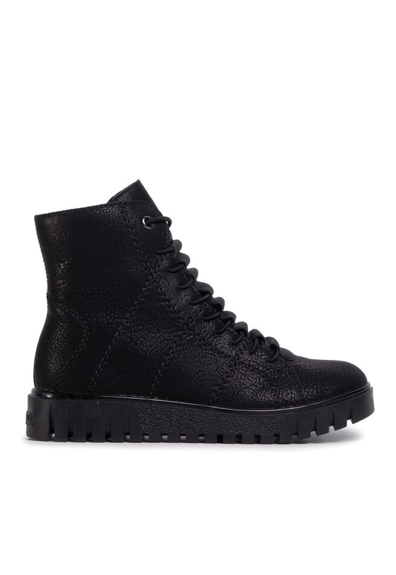 Botine dama 207388321 - Piele ecologica - Negru
