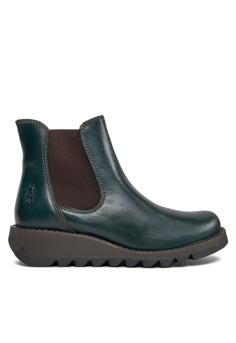 Botine dama 198558796 - Piele naturala - Verde