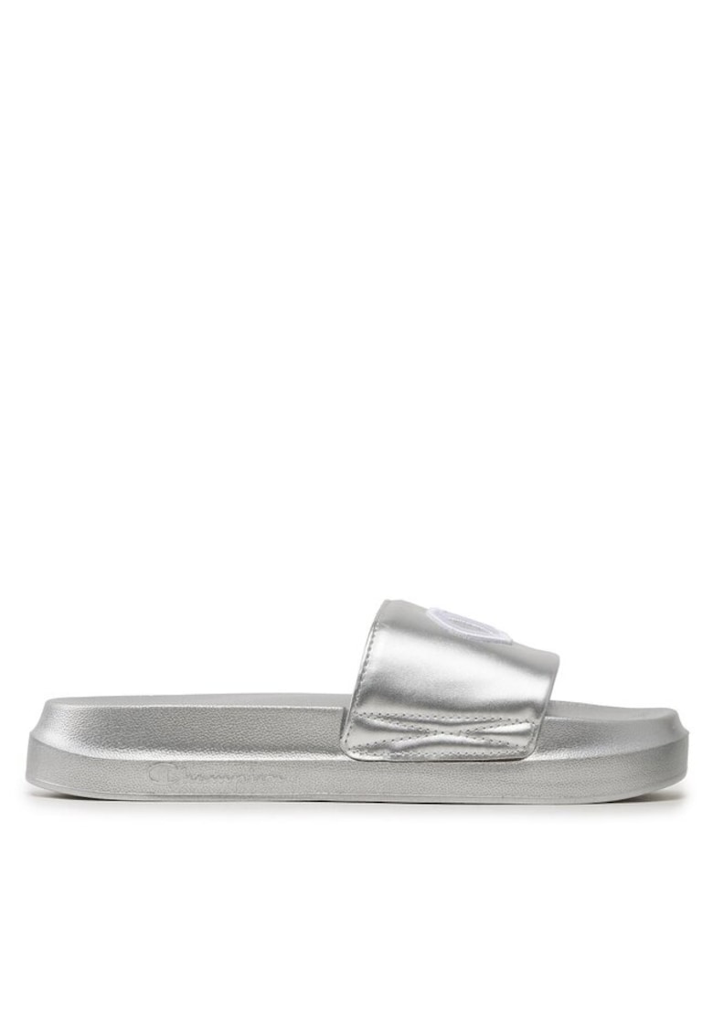 Slapi si papuci sport dama 302458042 - Sintetic - Argintiu