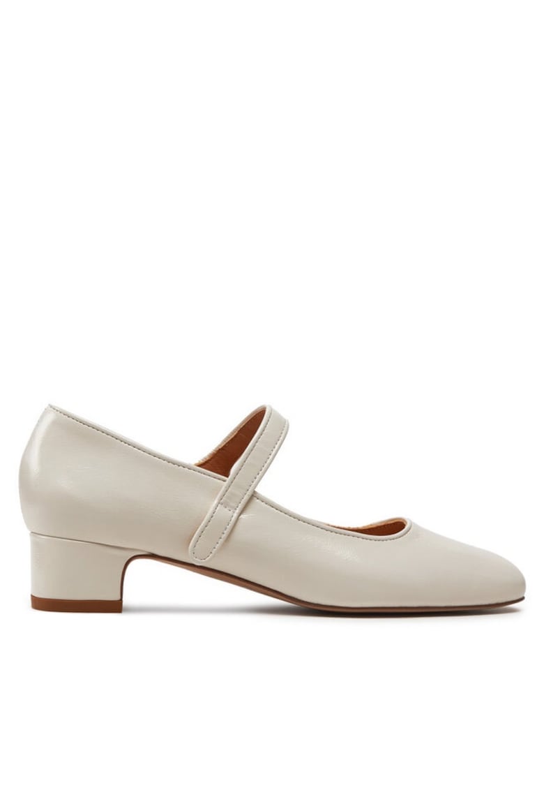 Pantofi dama Piele naturala - Alb - Alb