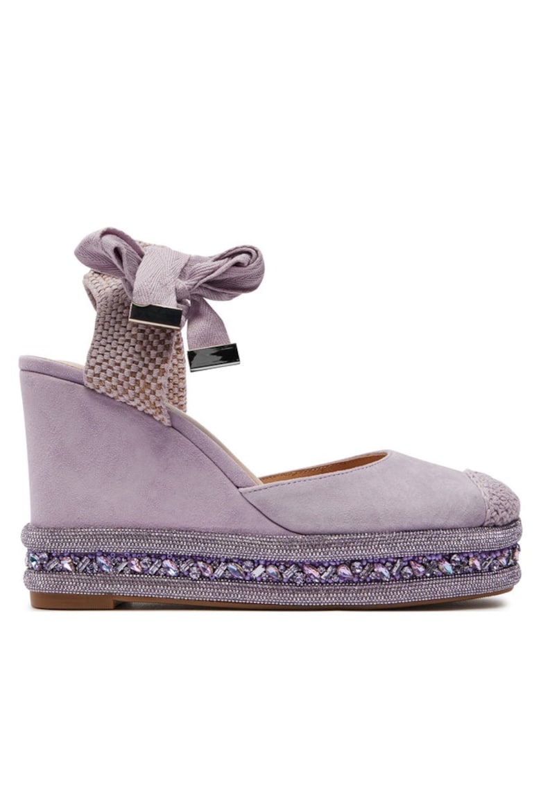 Sandale dama 303771041 - Piele intoarsa - Violet